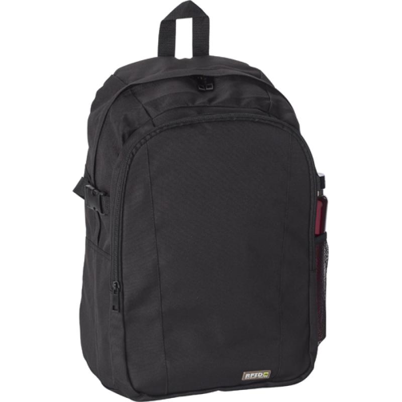 Image of Printed Polyester (600D) RFID backpack