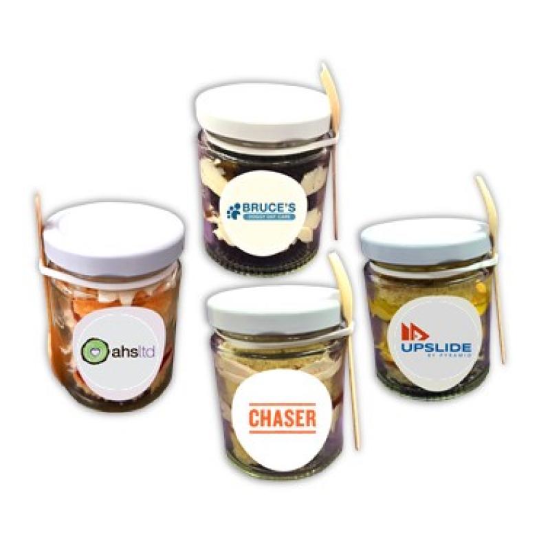 Image of 4 Cake Jars (Chocolate Caramel)