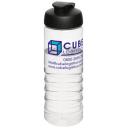 Image of Printed H2O Treble 750 ml flip lid sport bottle