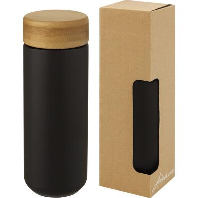 Image of Lumi 300 ml ceramic tumbler with bamboo lid