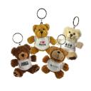 Image of Bear Keyrings with White T Shirt