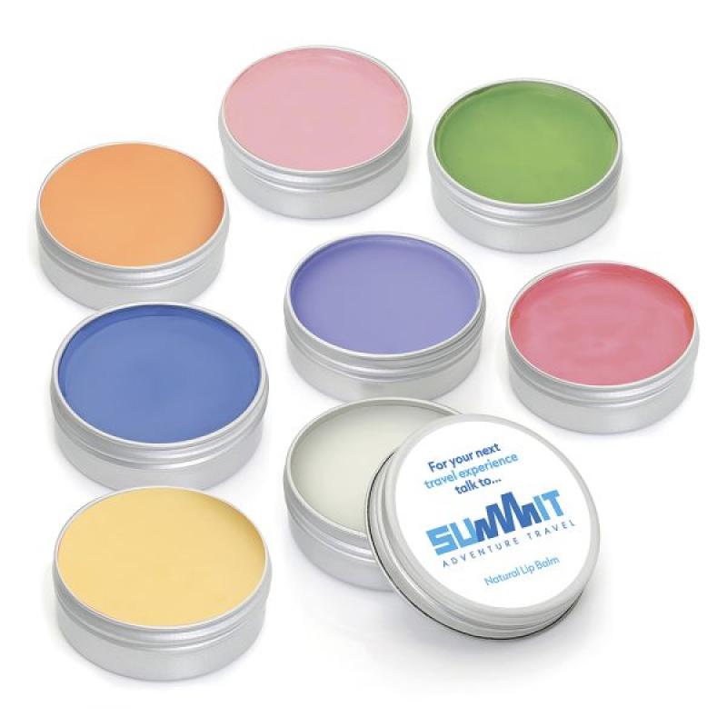 Image of Personalised Lip Balm in Aluminium Tin